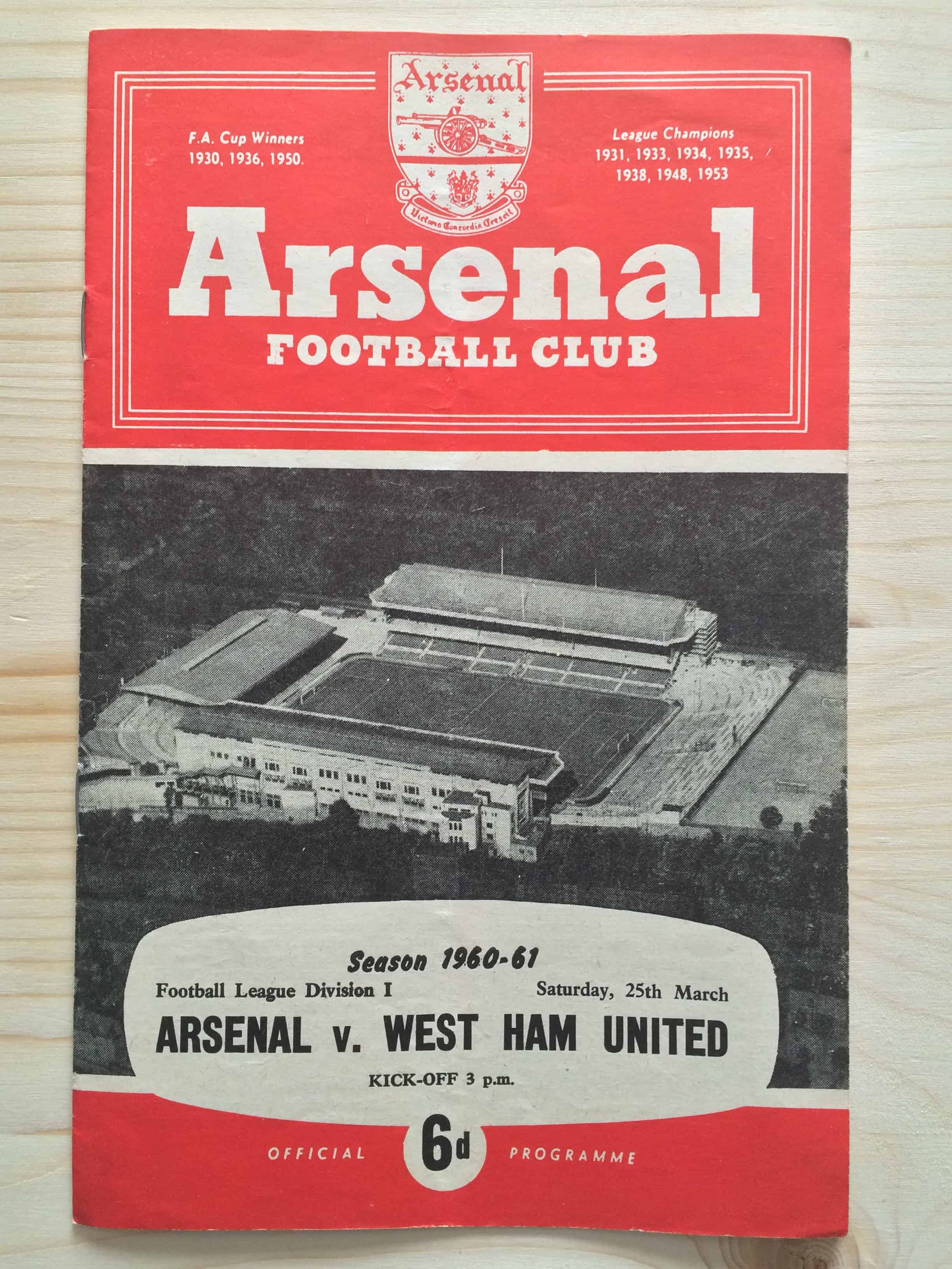 Arsenal FC v West Ham United FC